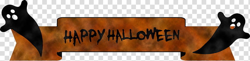 Happy Halloween Banner, Logo, Meter transparent background PNG clipart