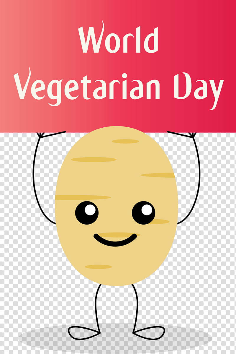 World Vegetarian Day, Smiley, Yellow, Line, Area, Meter, Behavior, Human transparent background PNG clipart
