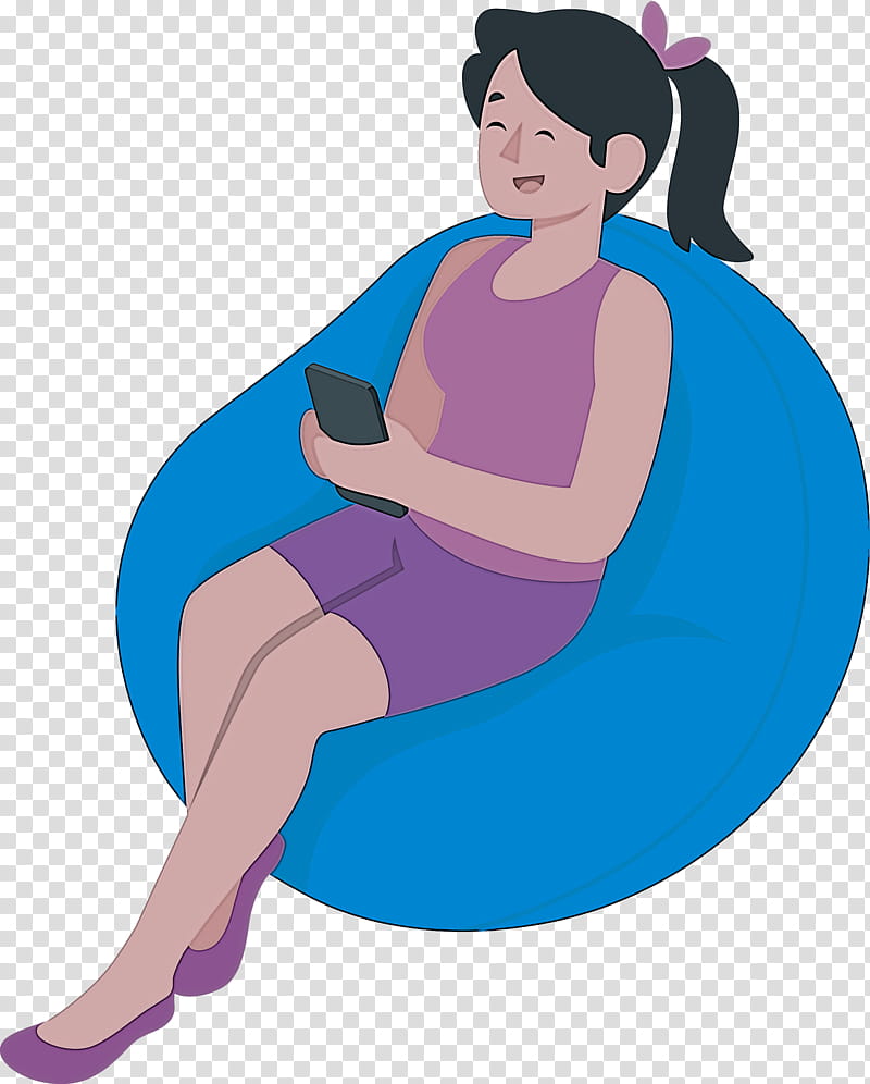 girl playing mobile phone, Cartoon, Watercolor Painting, Drawing, Character, Sitting, Telephone transparent background PNG clipart