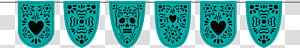 Mexican Bunting, Teal, Turquoise, Meter transparent background PNG clipart thumbnail