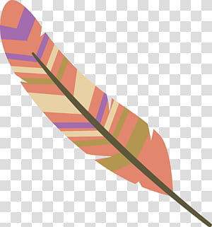 Feather, Cartoon Feather, Watercolor Feather, Vintage Feather, Angle, Line, Orange Sa transparent background PNG clipart thumbnail