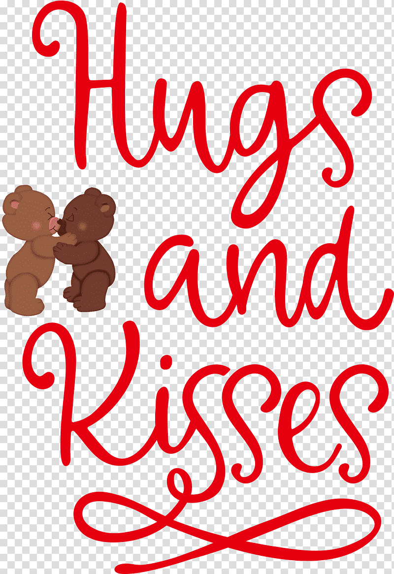 Hugs and Kisses Valentines Day Valentines Day Quote, Calligraphy, Line, Meter, Flower, Geometry, Mathematics transparent background PNG clipart