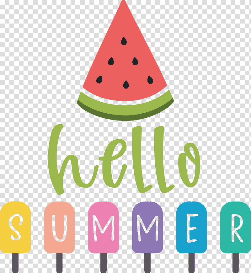 Hello Summer Happy Summer Summer, Summer
, Logo, Line, Meter, Fruit, Melon transparent background PNG clipart