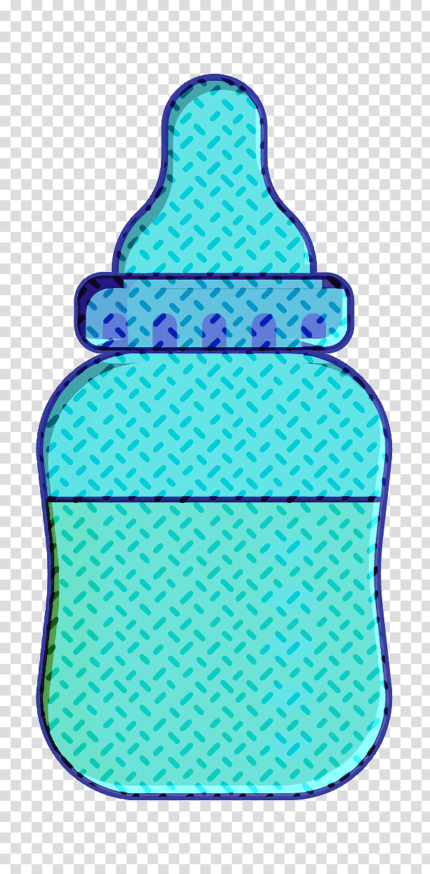 Baby icon Baby bottle icon Milk icon, Aqua M, Line, Turquoise, Microsoft Azure, Geometry, Mathematics transparent background PNG clipart