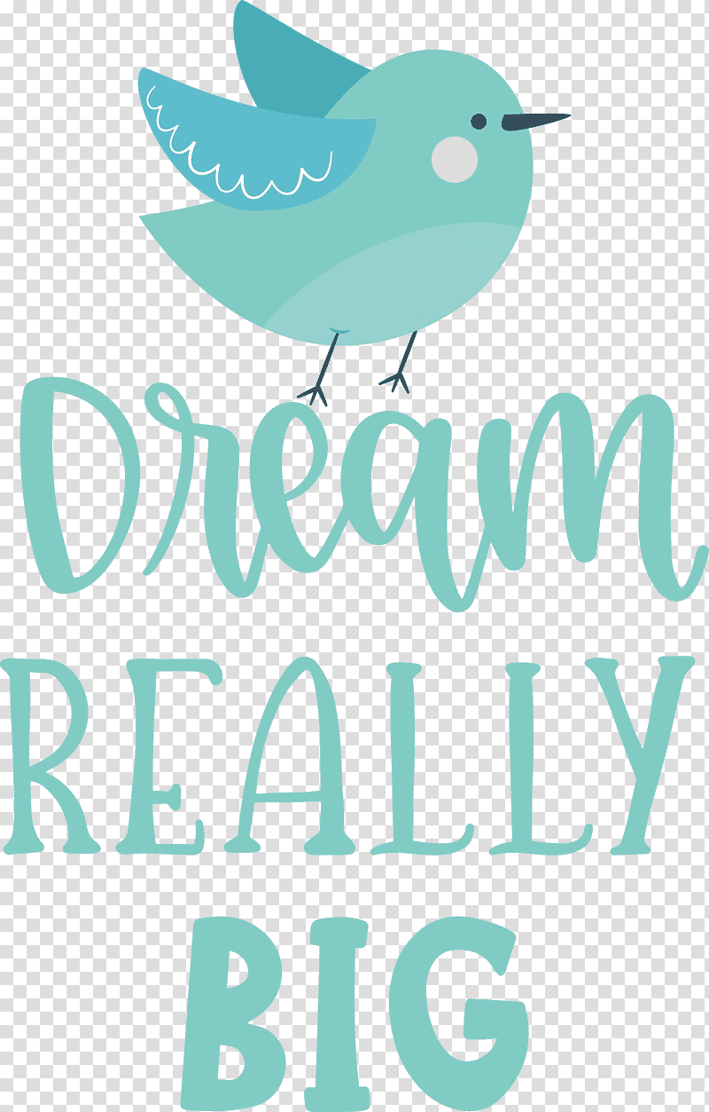 Dream Really Big Dream Dream Catcher, Logo, Birds, Beak, Meter, Teal, Line transparent background PNG clipart