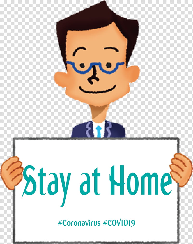 Stay at home Coronavirus COVID19, Cartoon, Pleased, Finger, Smile, Thumb transparent background PNG clipart