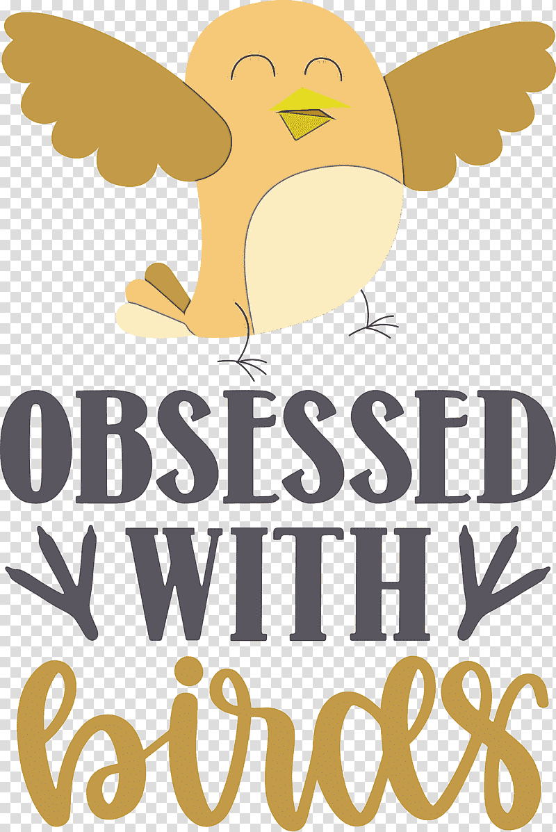 Obsessed With Birds Bird Birds Quote, Beak, Rabbit, House, Logo, Cartoon transparent background PNG clipart