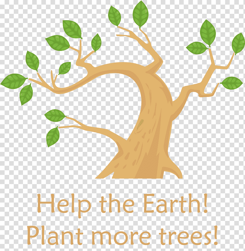 Plant trees arbor day earth, Leaf, Branch, Plant Stem, Woody Plant, Twig, Tree Planting transparent background PNG clipart