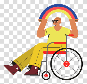 sitting on wheelchair wheelchair sitting,  Cartoon, Line, Fashion, Behavior, Human transparent background PNG clipart thumbnail