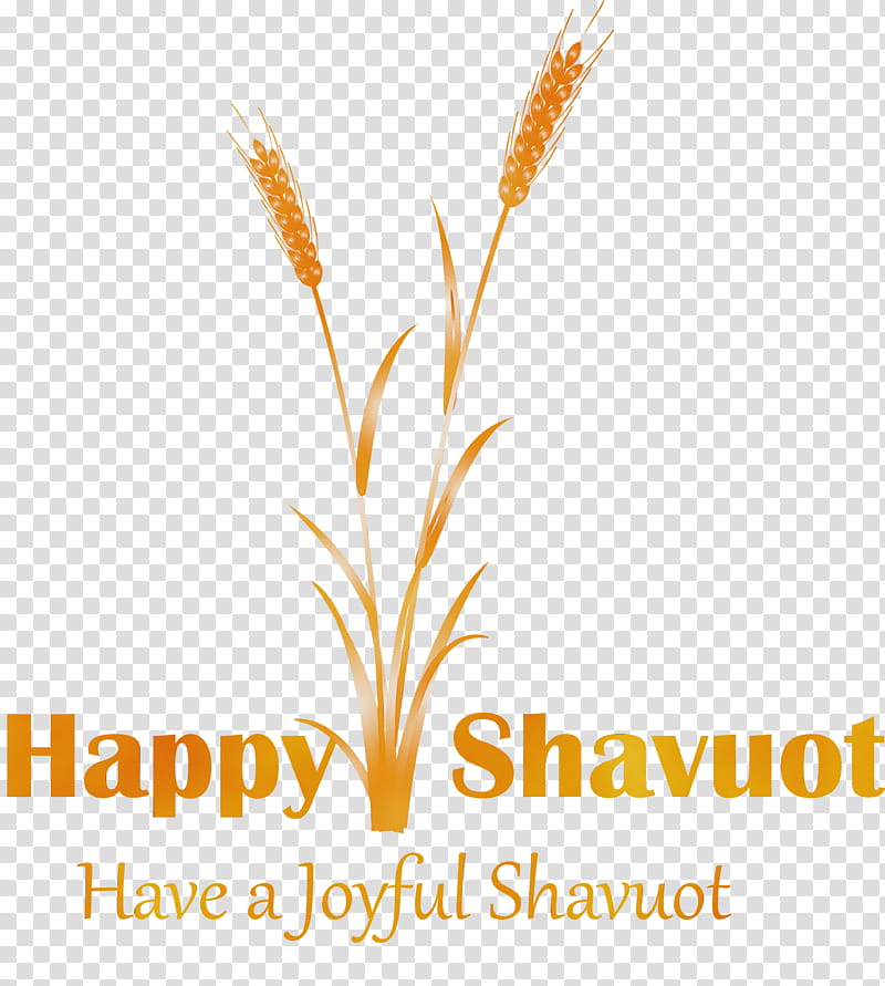 text grass family font plant logo, Happy Shavuot, Shovuos, Watercolor, Paint, Wet Ink, Line transparent background PNG clipart