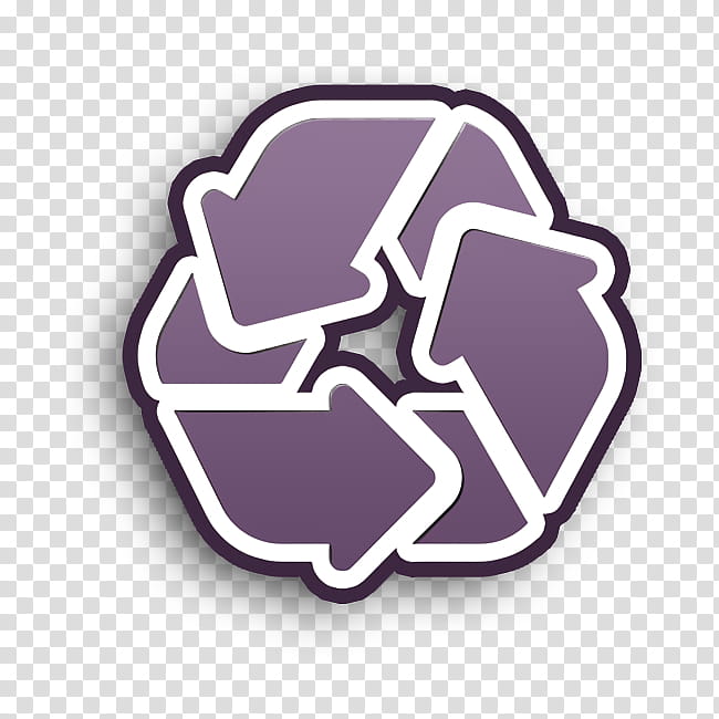 Mother Earth Day icon Trash icon Recycle icon, Logo, Purple, Meter transparent background PNG clipart