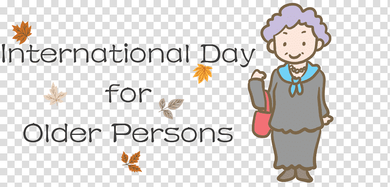 International Day for Older Persons International Day of Older Persons, Logo, Cartoon, Human, Conversation, Text, Happiness transparent background PNG clipart