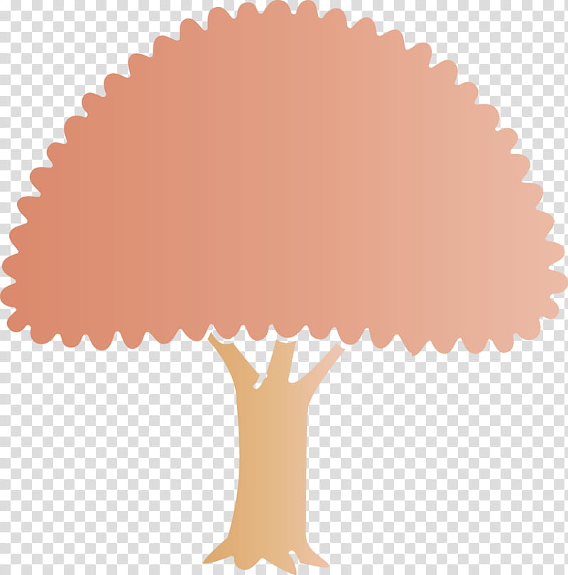 brown baking cup tree label, Cartoon Tree, Abstract Tree, Tree transparent background PNG clipart