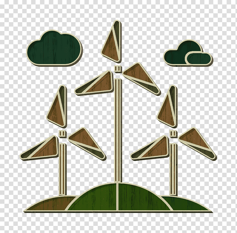 Wind icon Wind power icon Ecology icon, Triangle, Meter, Mathematics, Geometry transparent background PNG clipart