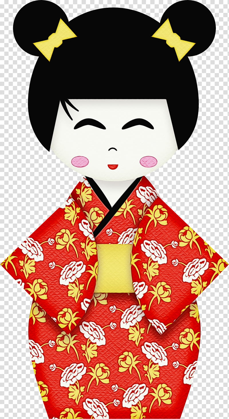 Japan, Cartoon, Geisha, Kimono, Drawing, Girl, Japanese Dolls, Memoirs Of A Geisha transparent background PNG clipart