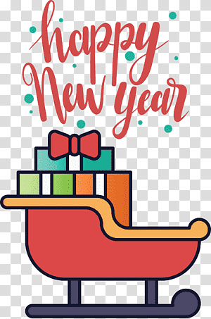 New Year Stickers PNG Transparent Images Free Download