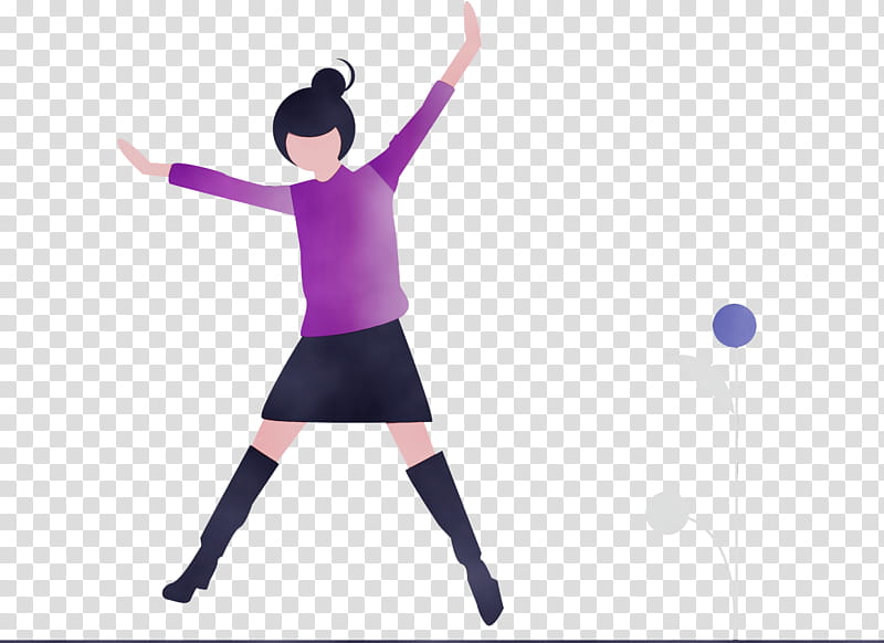 volleyball player throwing a ball violet arm ball, Girl, Watercolor, Paint, Wet Ink, Sports Equipment, Football, Soccer Kick transparent background PNG clipart