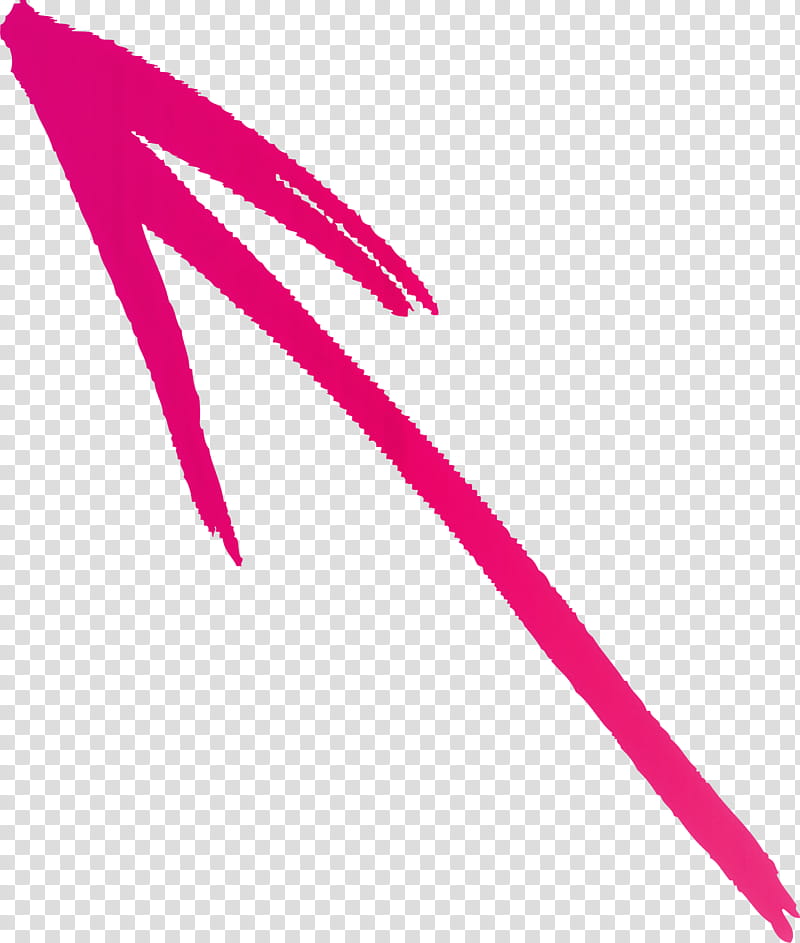 Hand Drawn Arrow, Pink, Magenta, Line transparent background PNG clipart