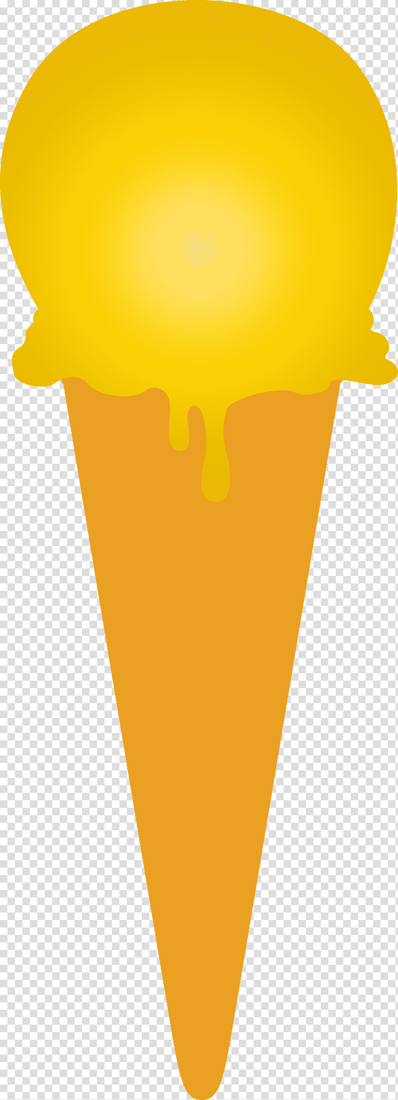 Ice Cream, Ice Cream Cone, Silhouette, Yellow, Water Park transparent background PNG clipart