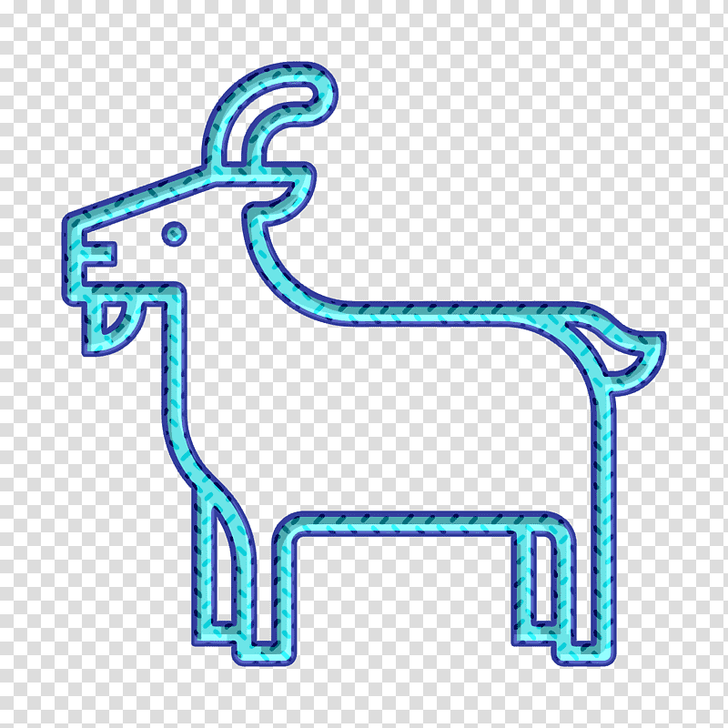 Farming and Gardening icon Goat icon, Line, Meter, Mathematics, Science, Biology, Geometry transparent background PNG clipart