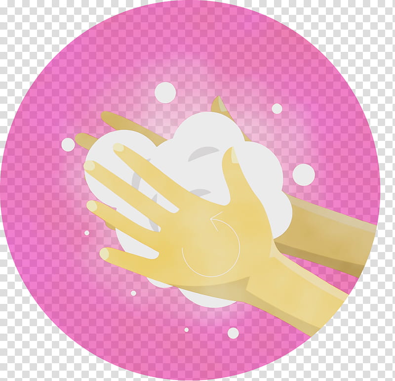 pink m computer m, Hand Washing, Hand Sanitizer, Wash Your Hands, Watercolor, Paint, Wet Ink transparent background PNG clipart