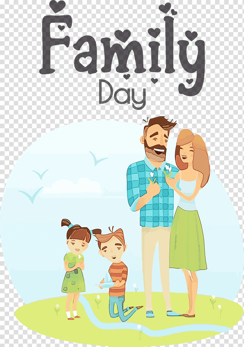 Дидактичний матеріал didactics, Family Day, Happy Family, Watercolor, Paint, Wet Ink, Royaltyfree transparent background PNG clipart