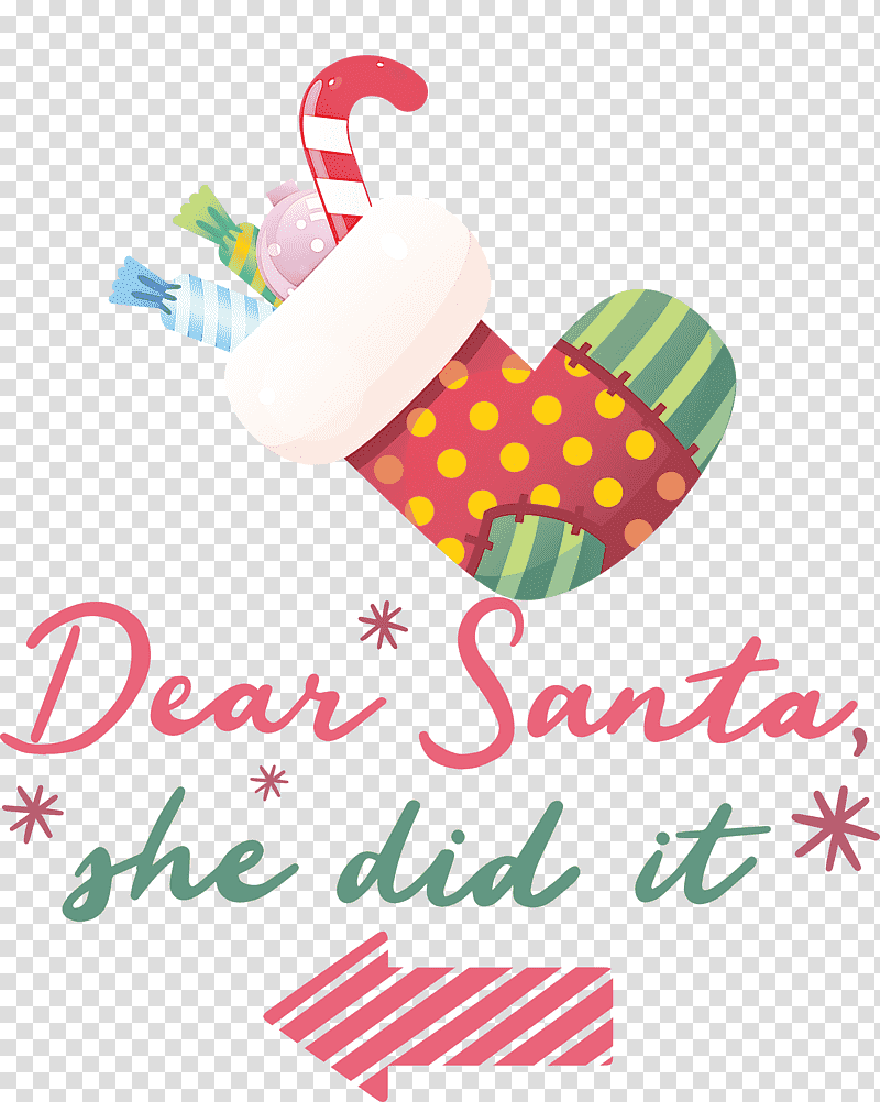 Dear Santa Santa Claus Christmas, Christmas , Christmas Day, Calligraphy, Logo transparent background PNG clipart