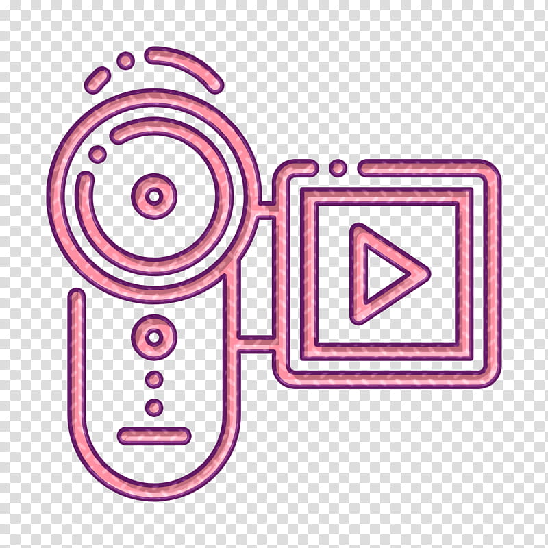 Wedding icon Video recorder icon Music player icon, Pink, Text transparent background PNG clipart