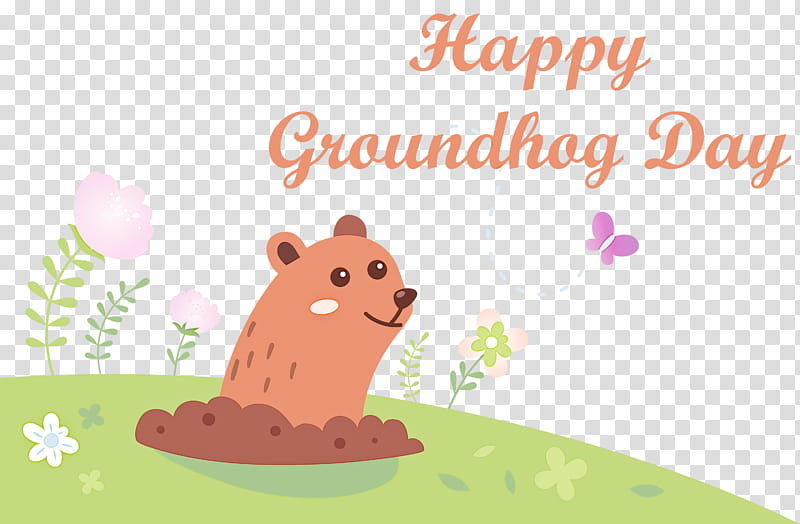 happy groundhog day clipart