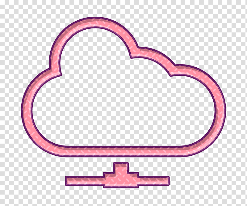 cloud network icon Computer And Media 2 icon computer icon, Hosting Icon, Line, Symbol, Heart, Mathematics, Geometry transparent background PNG clipart