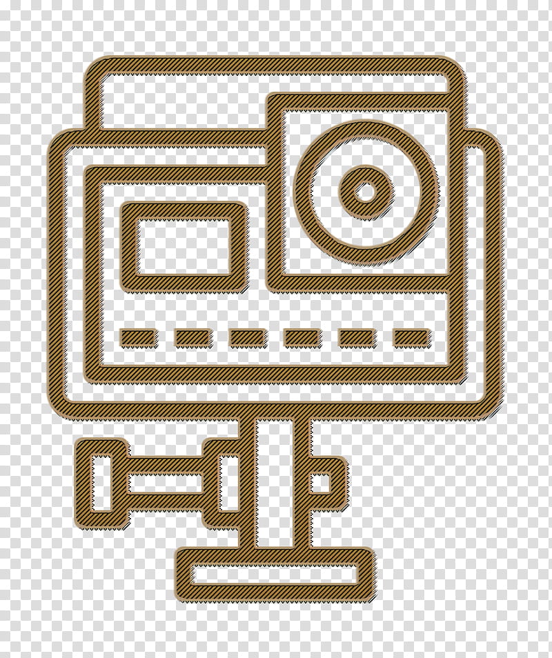 Gopro icon Action camera icon graphy icon, Icon, Line, Symbol transparent background PNG clipart