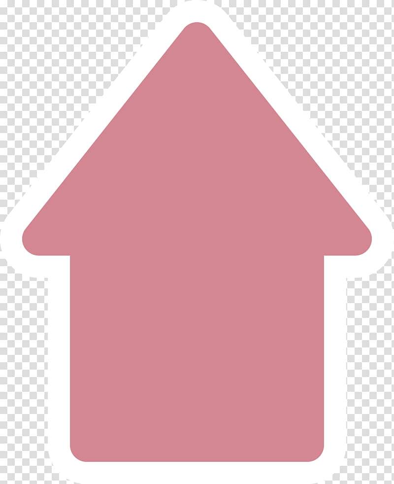 Cute Arrow, Pink, Triangle transparent background PNG clipart