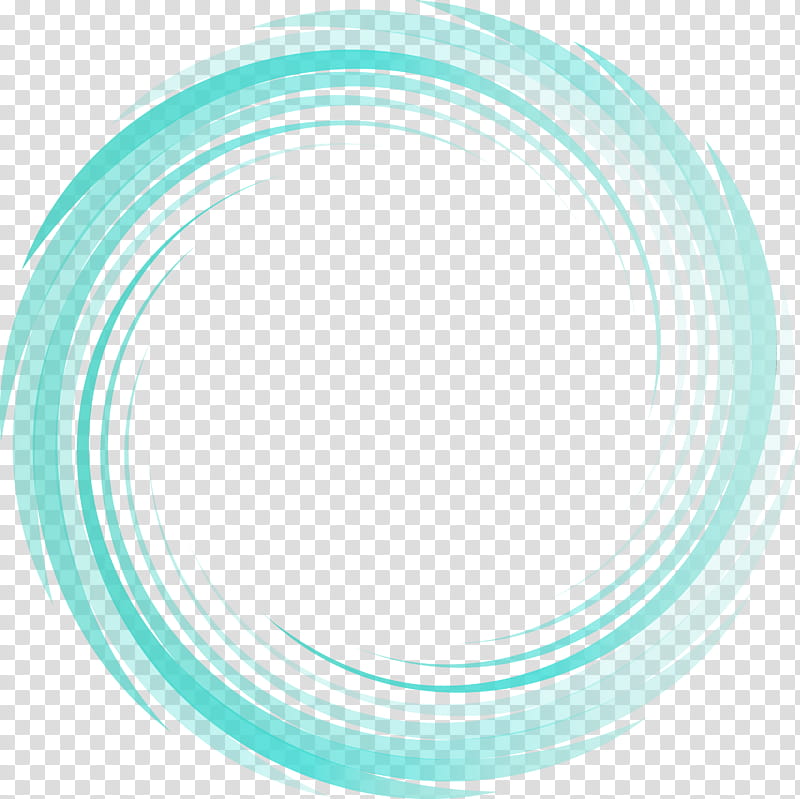 turquoise, Circle Frame, Watercolor, Paint, Wet Ink transparent background PNG clipart