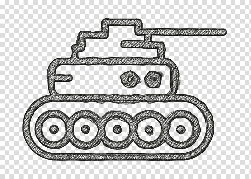 Military icon Tank icon, Car, Line Art, Black And White
, Meter, Household Hardware transparent background PNG clipart