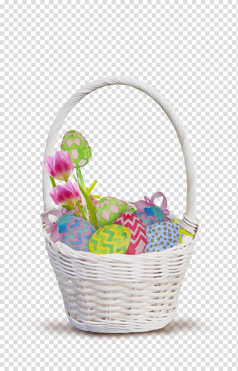 Easter egg, Watercolor, Paint, Wet Ink, Easter
, Violet, Basket, Flower Girl Basket transparent background PNG clipart