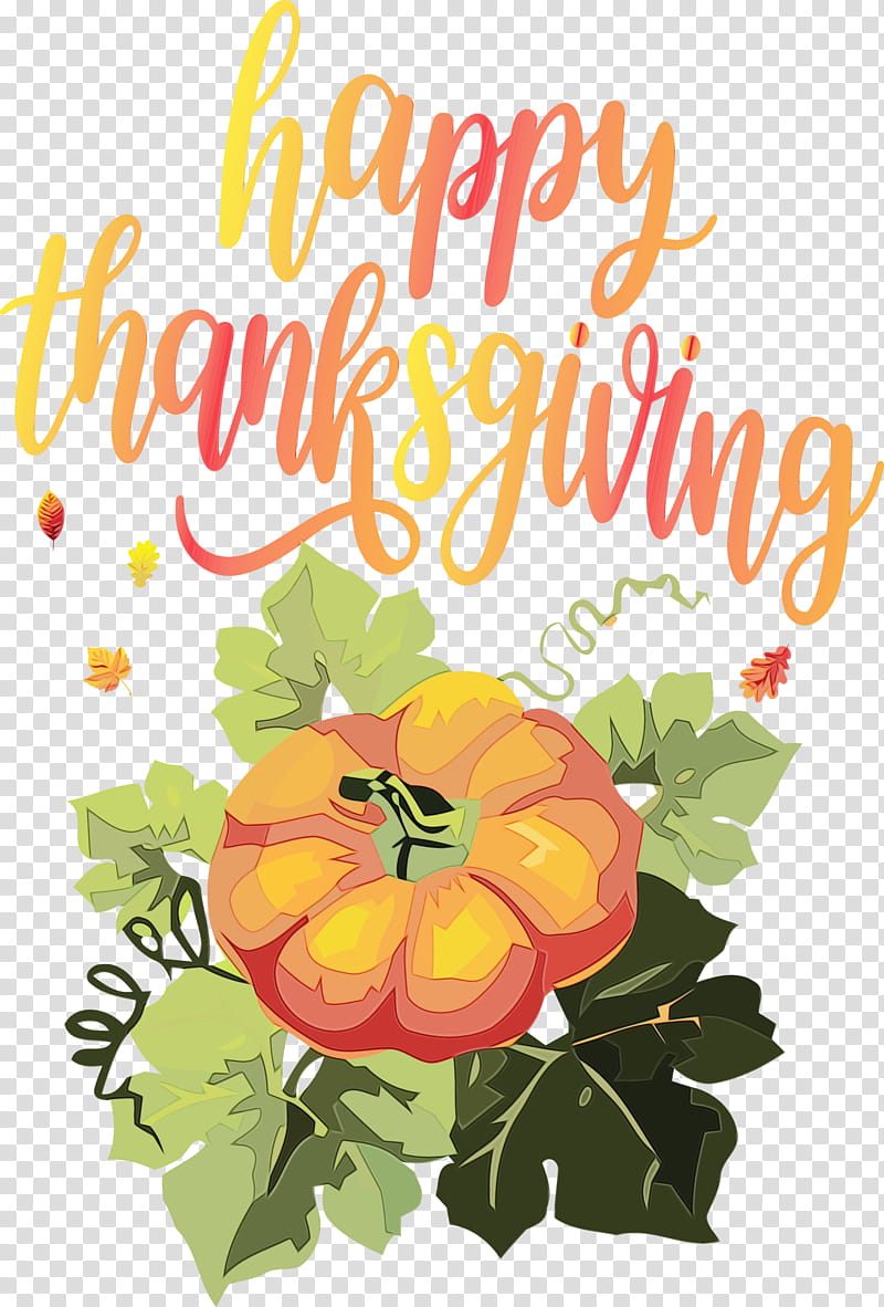 Floral design, Happy Thanksgiving , Autumn, Fall, Watercolor, Paint, Wet Ink, Cut Flowers transparent background PNG clipart