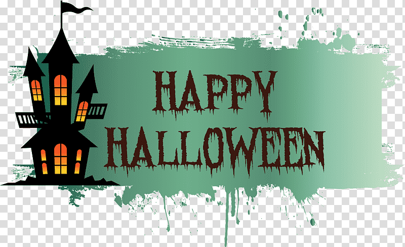 Happy Halloween, Poster, Logo, Banner, Text, M transparent background PNG clipart