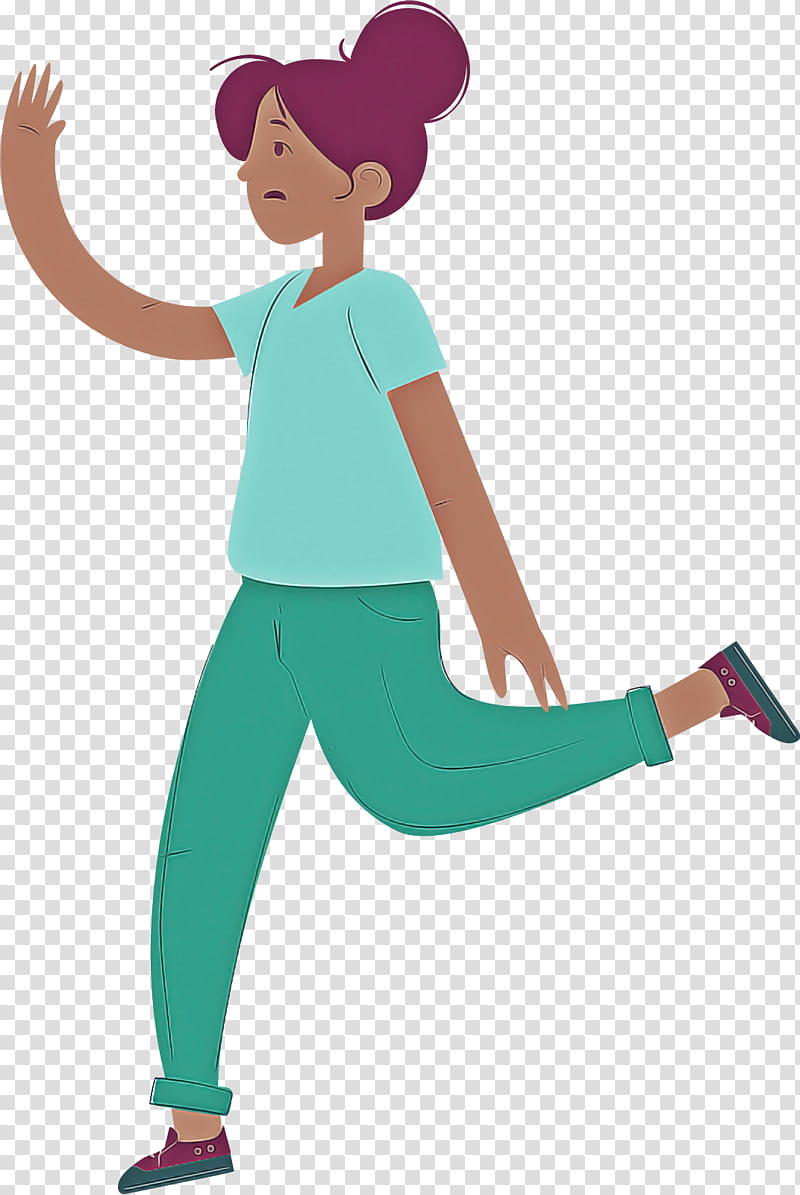 clothing shoe figurine turquoise teal, Cartoon Girl, Cartoon Woman, Cartoon Female, Arm Cortexm, Exercise, Physical Fitness, ARM Architecture transparent background PNG clipart