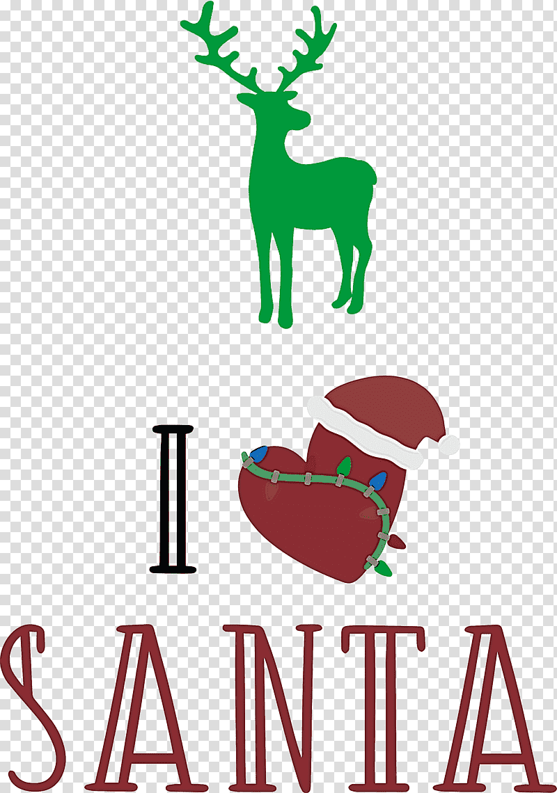 I Love Santa Santa Christmas, Christmas , Tumbler, Fine Arts, Logo, Christmas Day, Heart Santa transparent background PNG clipart