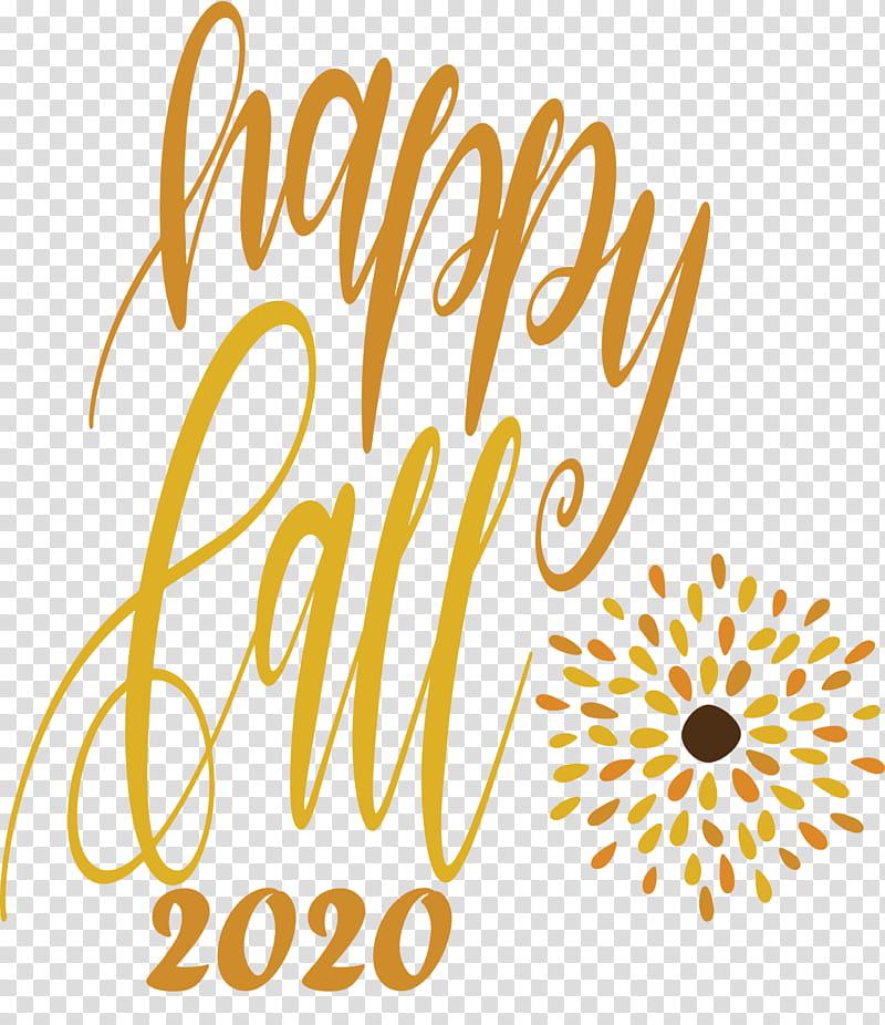 Happy Fall Happy Autumn, Logo, Yellow, Text, Line, Point, Commodity, Poster transparent background PNG clipart
