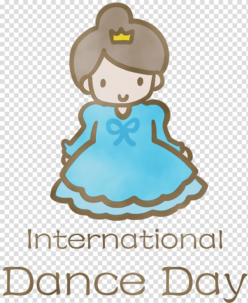 cartoon logo character line meter, International Dance Day, Watercolor, Paint, Wet Ink, Cartoon, Character Created By transparent background PNG clipart