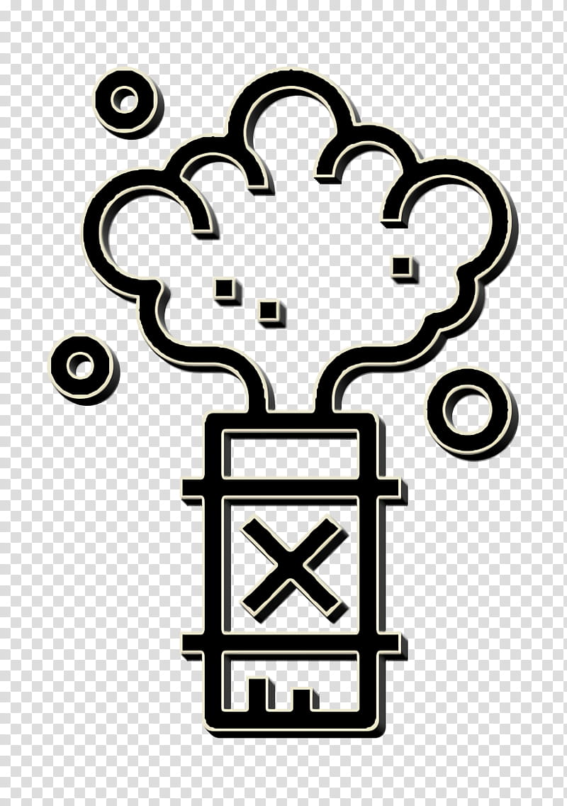 Smoke grenade icon Paintball icon Smoke icon, Symbol transparent background PNG clipart