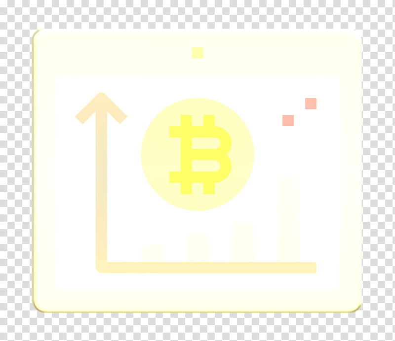 Tablet icon Bitcoin icon, Yellow, Text, Circle, Technology, Square, Rectangle, Sign transparent background PNG clipart