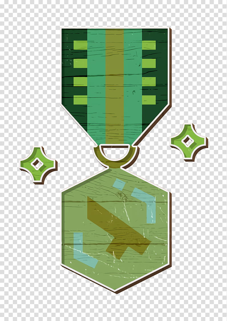 Paintball icon Medal icon, Green, Symbol transparent background PNG clipart