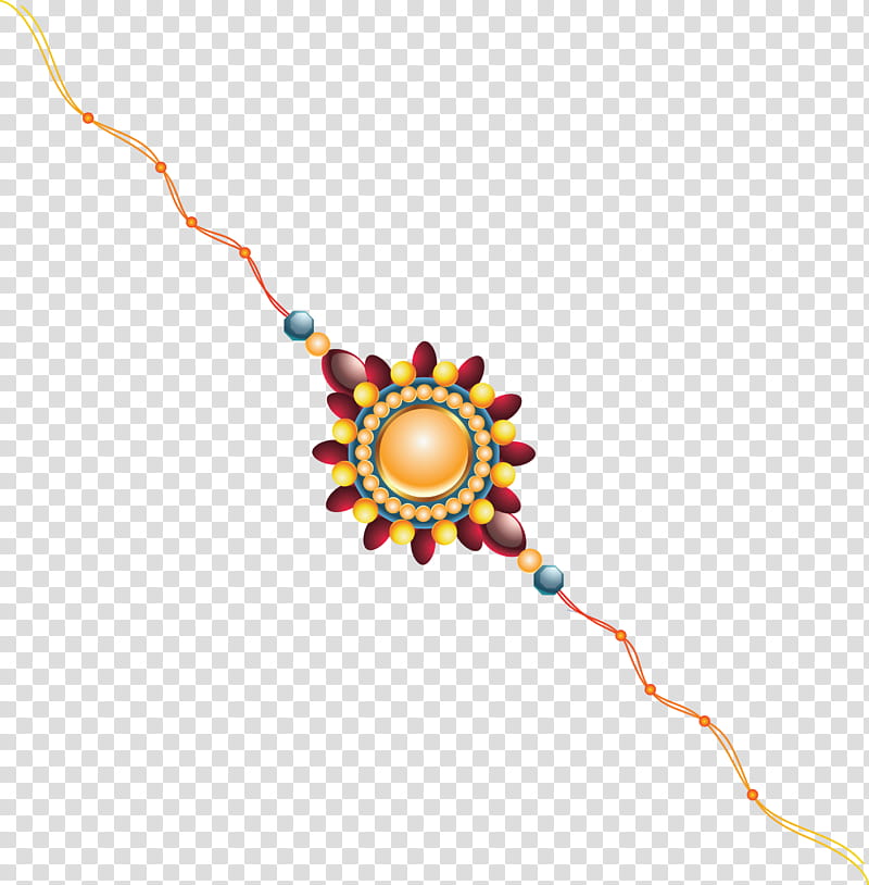 Raksha Bandhan Rakhi Pournima Rakhi, Saluno, Ujjwal Silono, Rakri, Bead, Necklace, Jewellery, Line transparent background PNG clipart