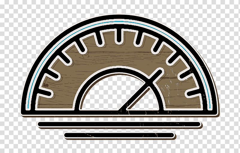 Speedometer icon Linear Color SEO icon, Protractor, Measurement, Angle, Alidade, , Measuring Instrument transparent background PNG clipart