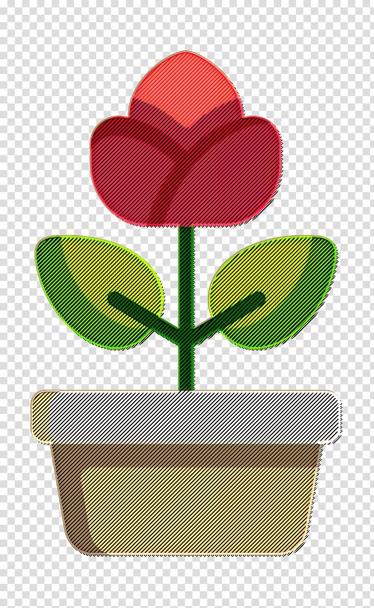 Flower icon Tulip icon Gardening icon, Flowerpot, Garden Centre transparent background PNG clipart