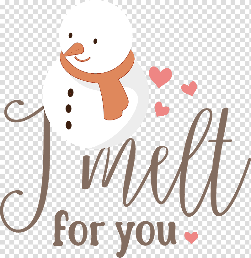logo cartoon line meter happiness, I Melt For You, Snowman, Winter
, Watercolor, Paint, Wet Ink transparent background PNG clipart