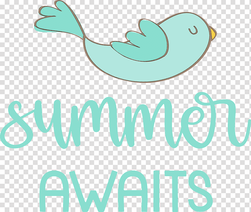 logo cartoon line meter beak, Summer
, Summer Vacation, Watercolor, Paint, Wet Ink, Happiness transparent background PNG clipart