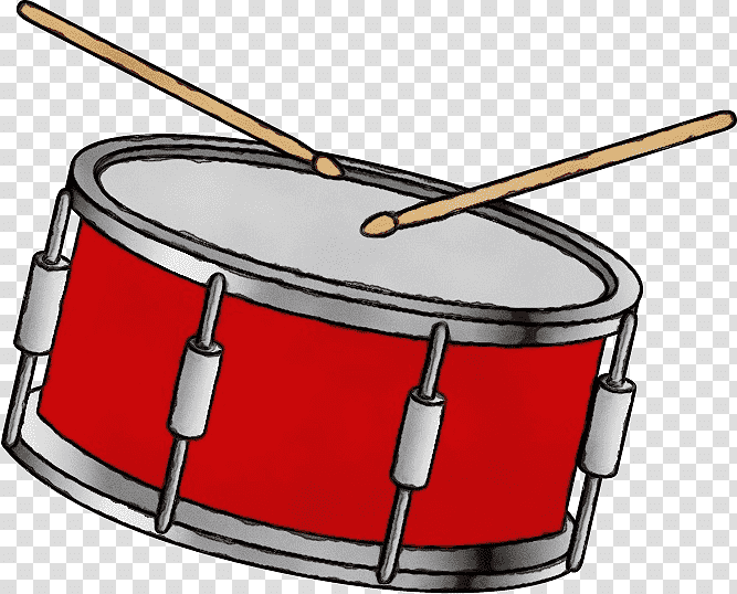 percussion snare drum drum drum stick timbales, Watercolor, Paint, Wet Ink, Tamborim, Tomtom Drum, Marching Percussion transparent background PNG clipart